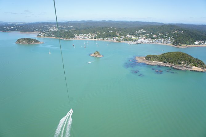 Parasailing Adventure Over the Bay of Islands - Taking off from Paihia, Waitangi, or Russell