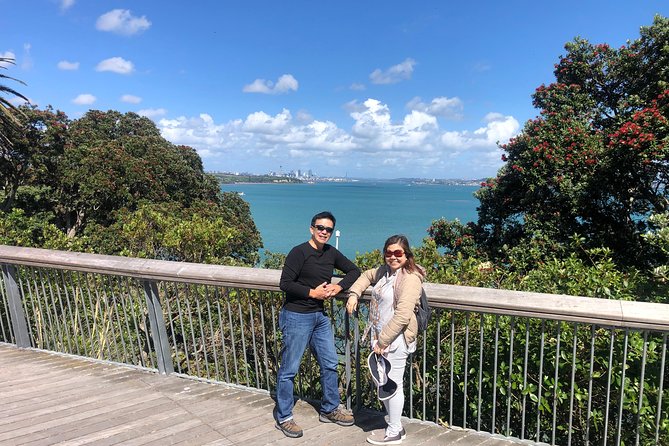 Private Auckland City Tour For Small Group in a luxury vehicle. - Achilles Point and St Heliers face the islands