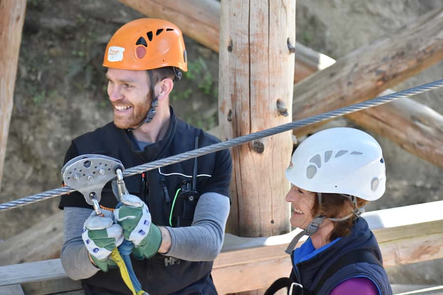 Queenstown: 3-Hour Zipline Adventure with 6-Lines - The final line and the views toward the Remarkables