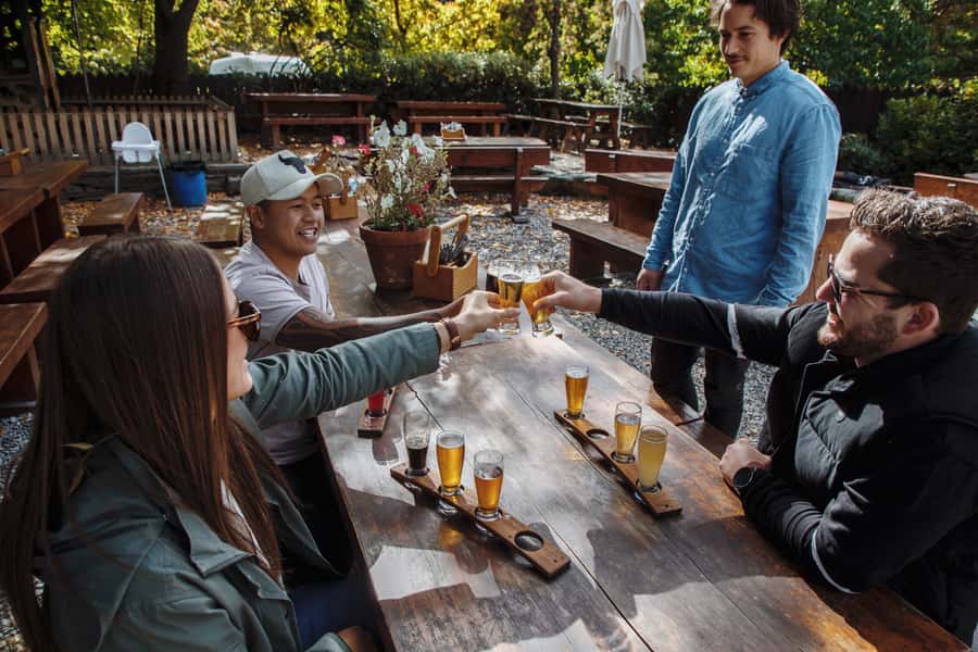 Queenstown: Craft Beer Brewery Tour with Lunch - The second brewery explains how beer is made
