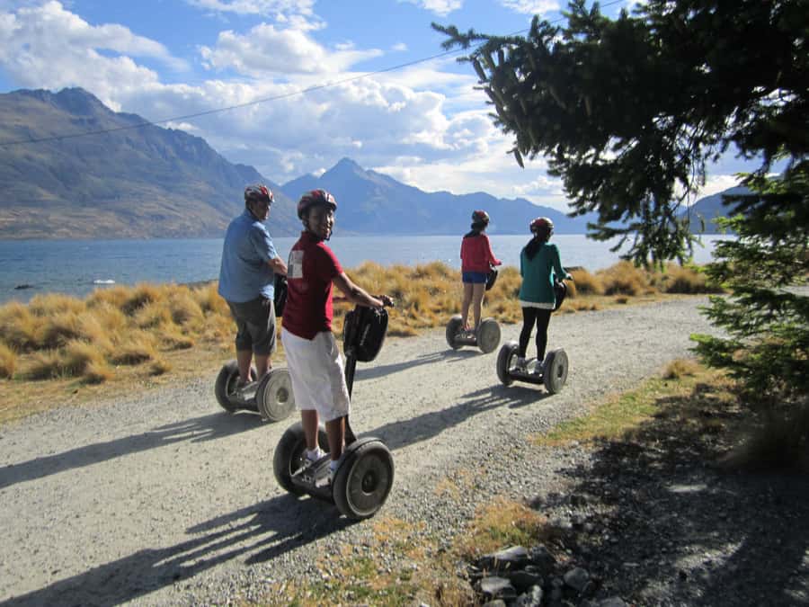 Queenstown: Guided Segway Tour - The first 15 minutes: learning to control the Segway