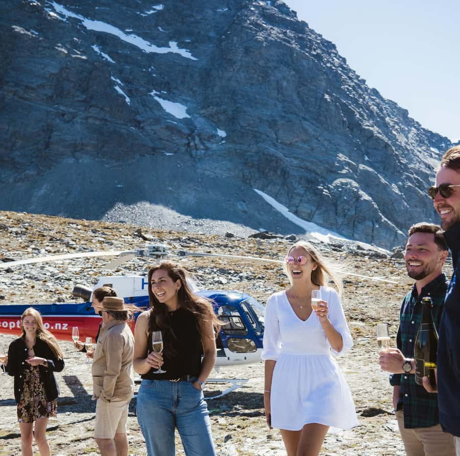Queenstown: Helicopter & Wine Tasting Tour - Gibbston Valley and the underground wine cave