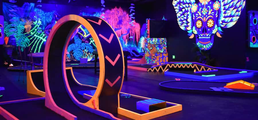 Queenstown: Indoor Putt 'n' Glow Mini Golf - Starting at the Thrillzone Front Desk