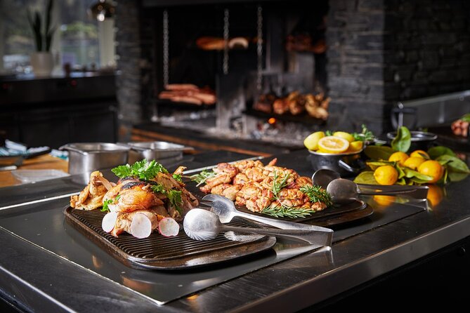 Queenstown: Lake Cruise to Walter Peak Farm with BBQ Buffet - The wood-fired BBQ buffet