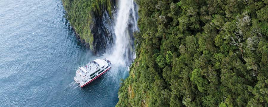 Queenstown: Milford Sound Cruise & Helicopter Alpine Tour - The big picture: Milford Sound by air and water