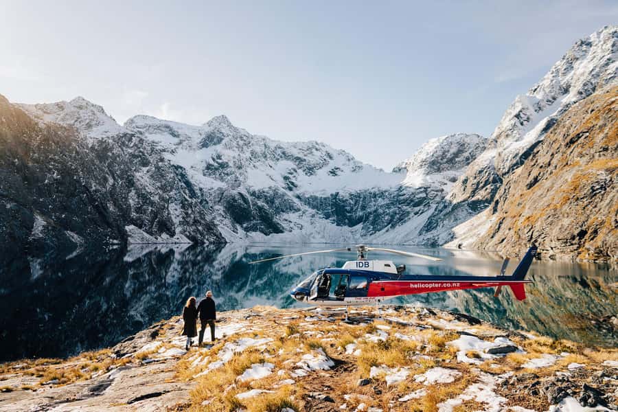 Queenstown: Milford Sound Cruise with Helicopter Transfer - Leaving Queenstown for Fiordland by helicopter