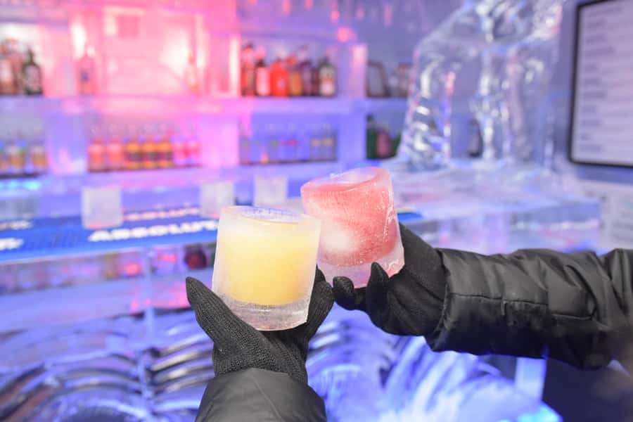Queenstown: Minus 5 Ice Bar Experience with Drink Options - Entering the ice bar at Steamer Wharf