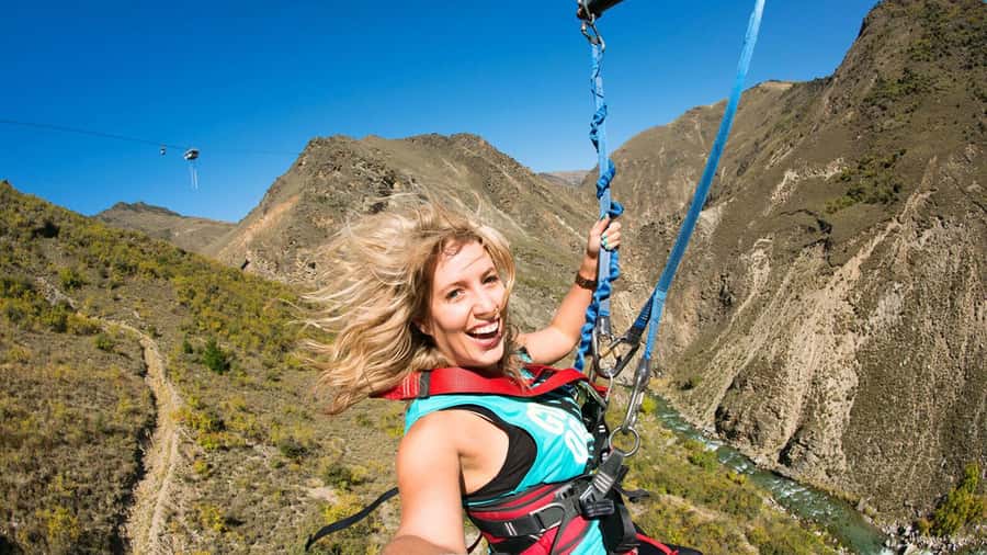 Queenstown: Nevis Canyon Swing - 70m Free-Fall! - A small group keeps the wait manageable