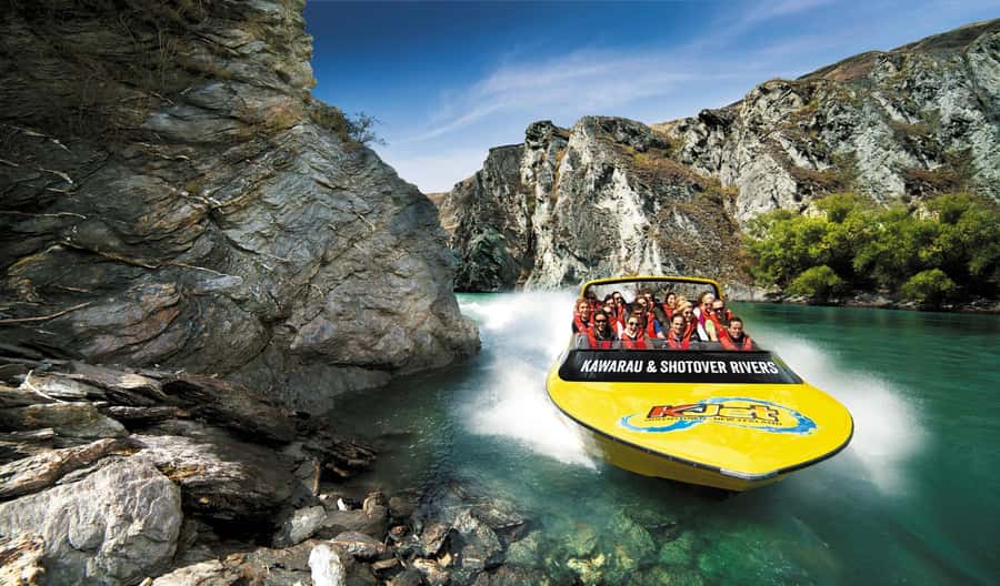 Queenstown: Shotover River and Kawarau River Jet Boat Ride - From Main Town Pier to open Lake Wakatipu