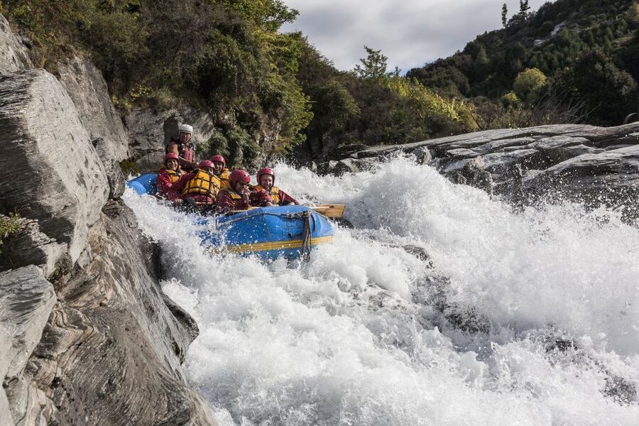 Queenstown: Shotover River Whitewater Rafting Trip - Cascade Rapid brings the final push