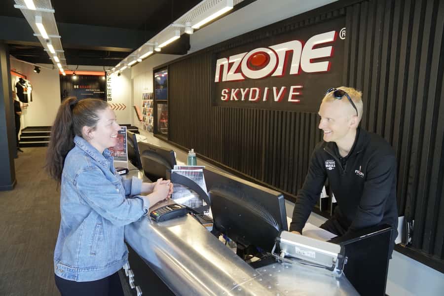 Queenstown: Tandem Skydive Experience - Getting suited up and meeting your tandem master