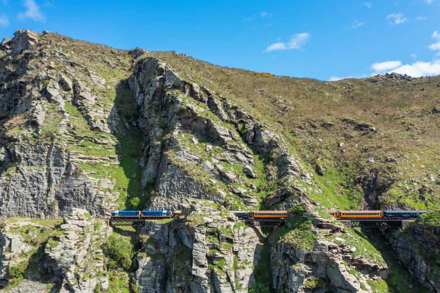 Queenstown to Dunedin Incl Taieri Gorge Train (One-Way) - Ophir and the 1880 suspension bridge