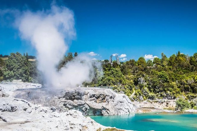 Rotorua Full Day Private Tour from Auckland - First look at Rotorua’s lakefront and city center