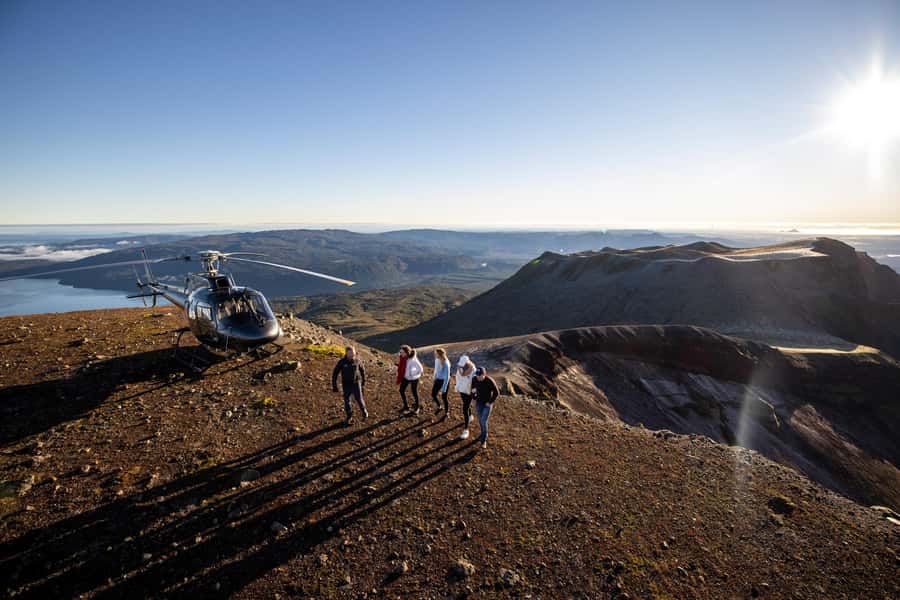 Rotorua: Helicopter Flight and Guided Walk on Mt Tarawera - Twenty Minutes Walking on Mount Tarawera