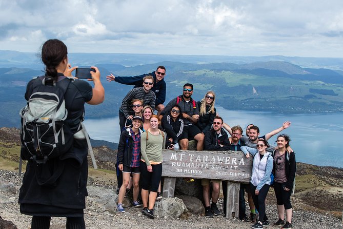 Rotorua Hiking: Mt Tarawera Guided Volcanic Crater Experience - The scree run into the volcanic crater