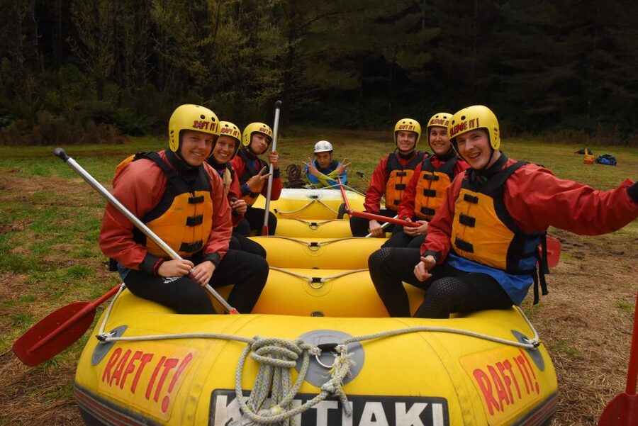 Rotorua: Kaituna Rafting & Mt. Tarawera Guided Hike Combo - Moving from crater dust to river spray