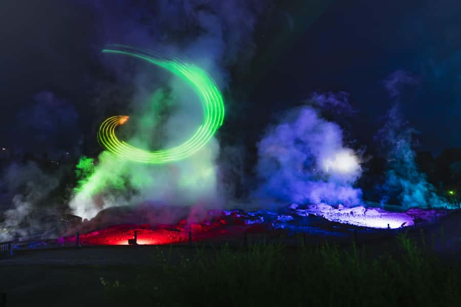 Rotorua: Marama Geyser Light Trail & Geothermal Experience - Starting at Te Puia on Hemo Road