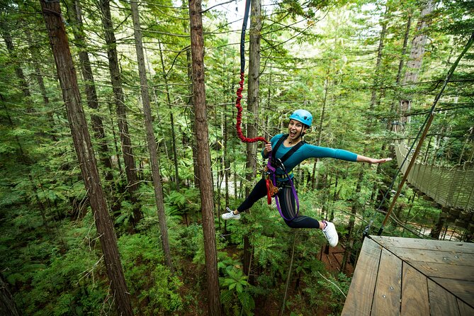 Rotorua: Redwoods Altitude High Ropes Adventure - A high ropes course in a 120-year-old forest