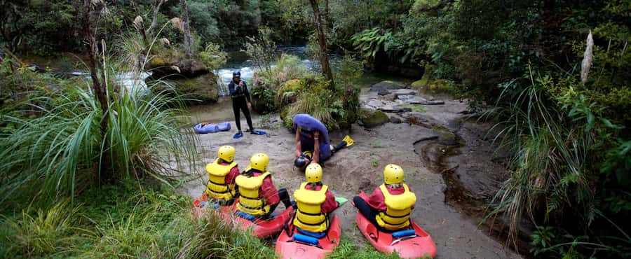Rotorua Sledging: Kaituna White Water River Board Experience - From Rotorua pickup to the river base