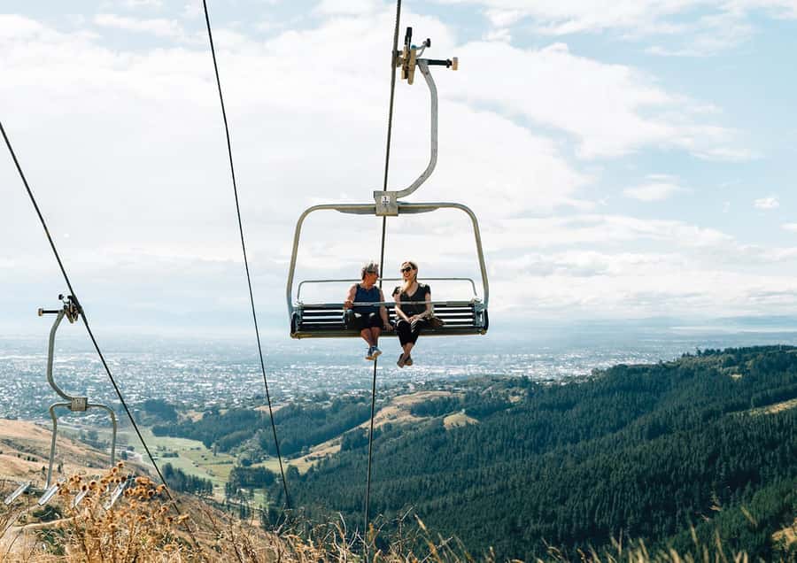 Scenic Chairlift Ride at Christchurch Adventure Park - Riding Above Christchurch Adventure Park