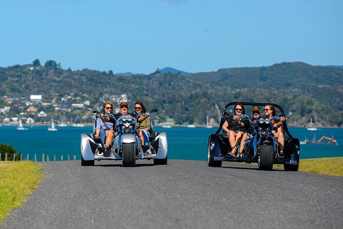 Scenic Tour - Bay of Islands, 30 mins (min2) - Weather and comfort on an open machine