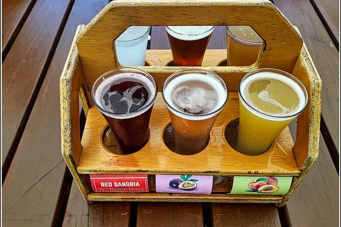 Small group - Beer, Wine, Cider and Gin Tour - 5.0 - 5.5 hours - Cheese, fresh bread, and a sensible pause