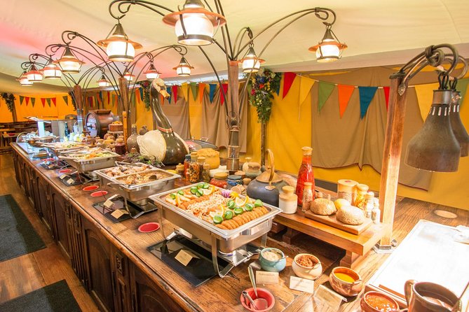 Small-Group Hobbiton and Waitomo Day Tour with Lunch from Auckland - The Party Marquee buffet lunch