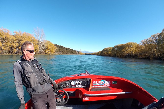 Small Group Jet Boat Adventure on the Clutha River from Wanaka - Starting near Albert Town and getting set for the river
