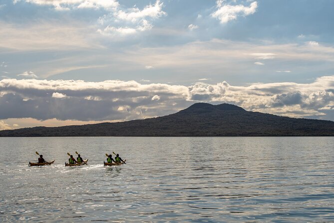 Sunset kayak tour to Rangitoto Island - BBQ dinner on volcanic Rangitoto