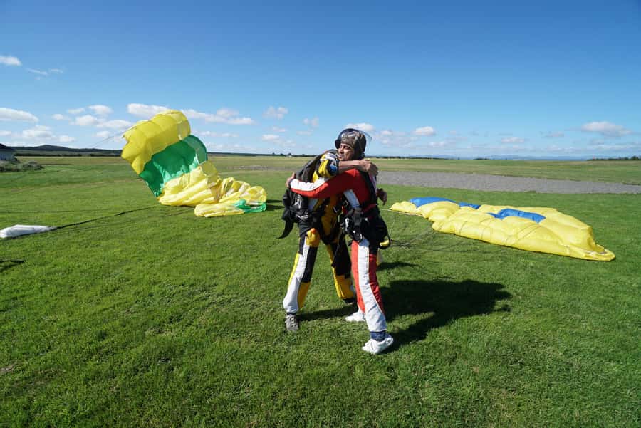 Tandem Skydive Experience in Taupo - The plane ride and the moment at the door