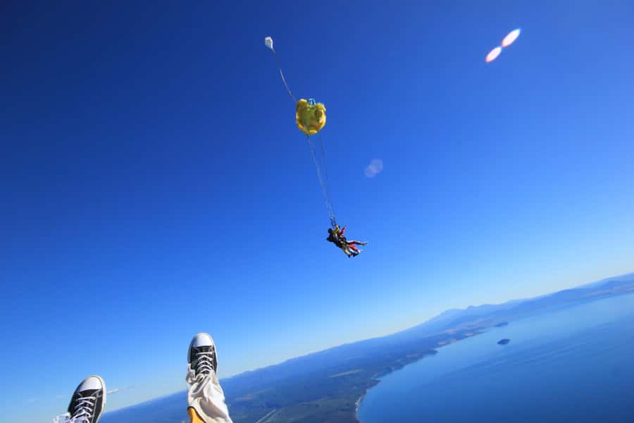 Tandem Skydive Experience in Taupo - Forty-five to seventy seconds of free fall