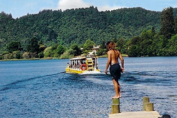 Tarawera and Rotorua Lakes Eco Tour by Boat with Guide - Blue Lake brings another photo stop