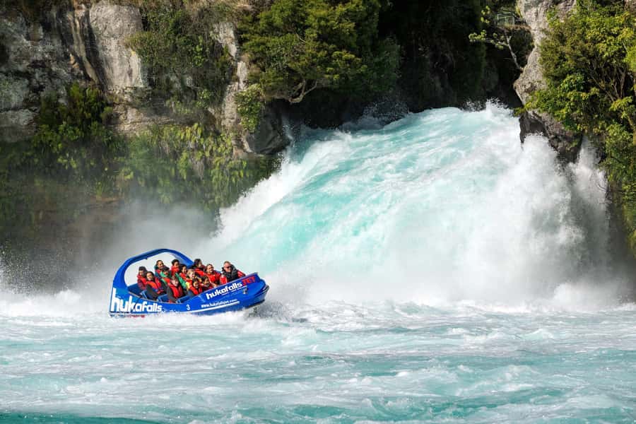Taupō: Huka Falls 30-Minute Jet Boat Experience - Huka Falls from the Waikato River