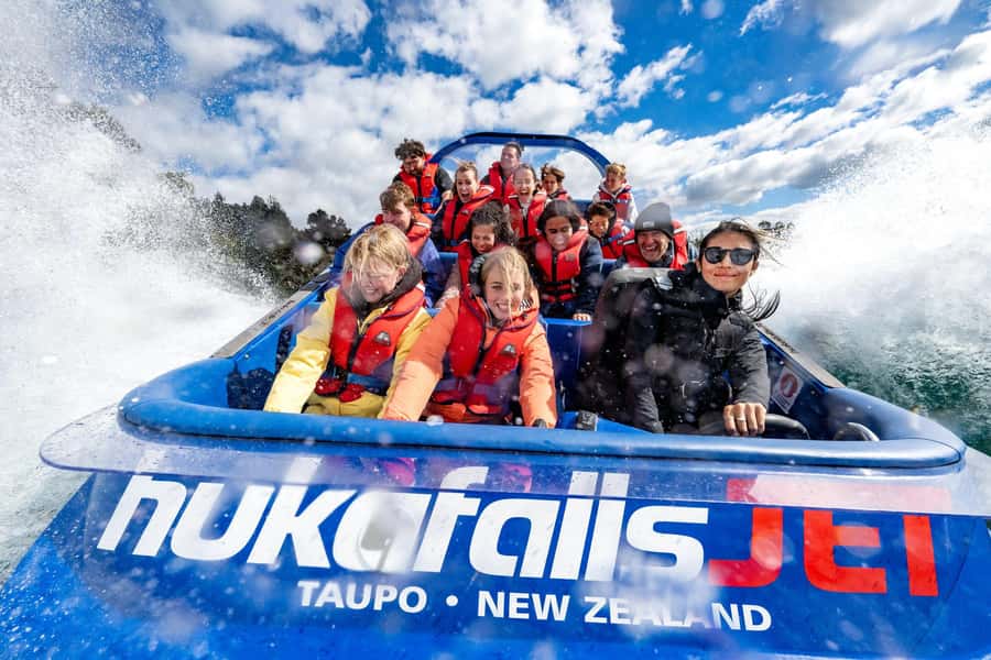 Taupō: Huka Falls 30-Minute Jet Boat Experience - The scenery beyond the waterfall