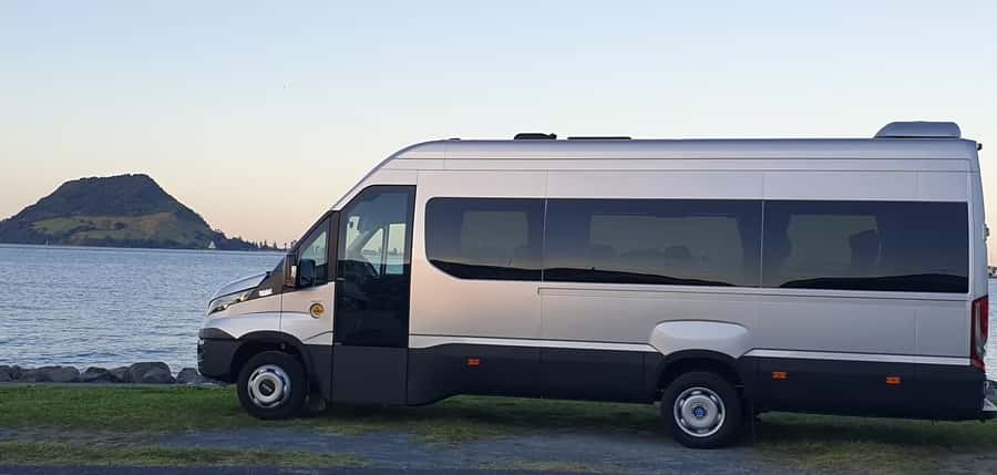 Tauranga: Rotorua Redwoods Tour & Maori Village Experience - Mount Maunganui and the road inland
