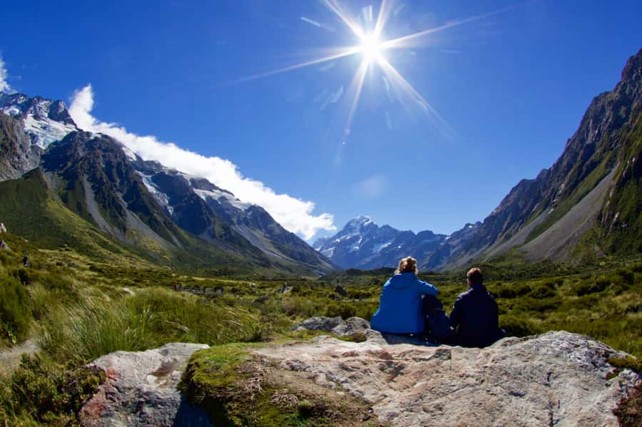 Tekapo Shuttle: Mt Cook Day Tour via Pukaki & Tasman Lake - Tasman Glacier, Blue Lakes, and 300 steps