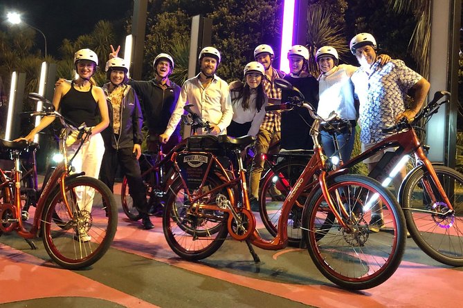 The City Lights: a unique electric bike tour of Auckland by night! - Victoria Park and the City Works Depot