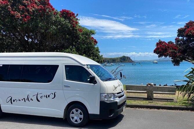 The Essence of Waiheke Wine Tour - Mudbrick Vineyard and the first tasting