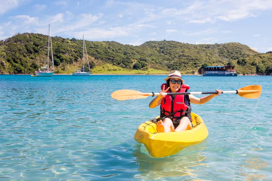 The Rock Adventure Day Cruise - Leaving Paihia for a quiet bay