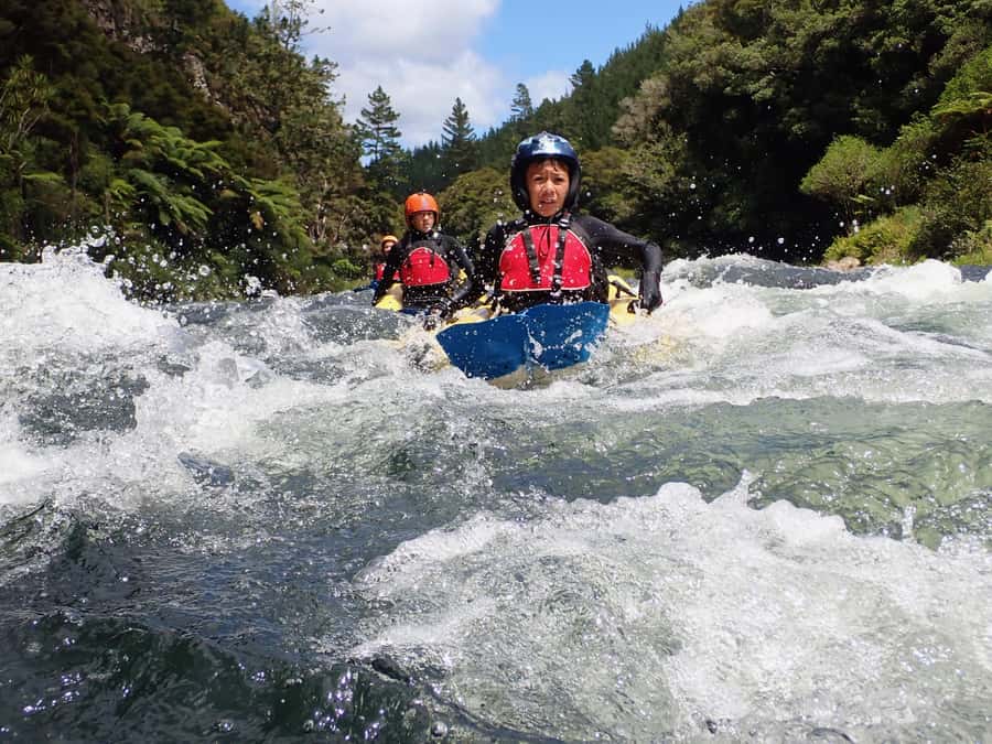 Thrilling Riverbug Adventure on the Rangitāiki River - Waterfalls and mossy gorge walls