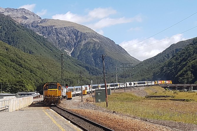 Tranz Alpine Train Tour - A homemade picnic with mountain views