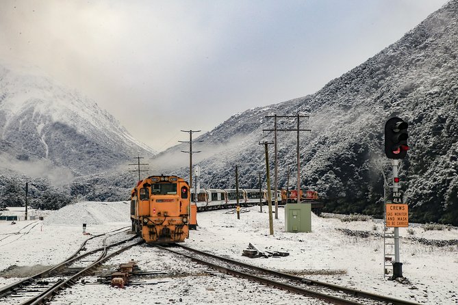 TranzAlpine Train Journey: Christchurch to Greymouth - Descending through beech forest to the West Coast