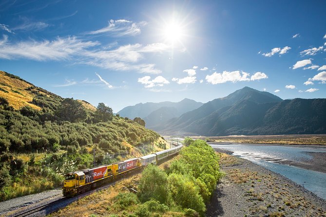 TranzAlpine Train Journey: Christchurch to Greymouth - Starting at Christchurch Railway Station at 8:15 am