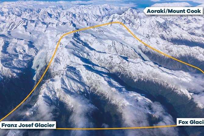 Twin Glacier 35-Minute Helicopter Flight from Fox Glacier - Returning to Fox Glacier