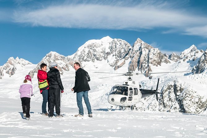 Twin Glacier Franz and Fox, snow landing (allow 30 mins - departing Franz Josef) - Key points before you book