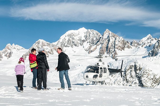 Twin Glacier Franz and Fox, snow landing (allow 30 mins - departing Franz Josef) - What the snow landing adds