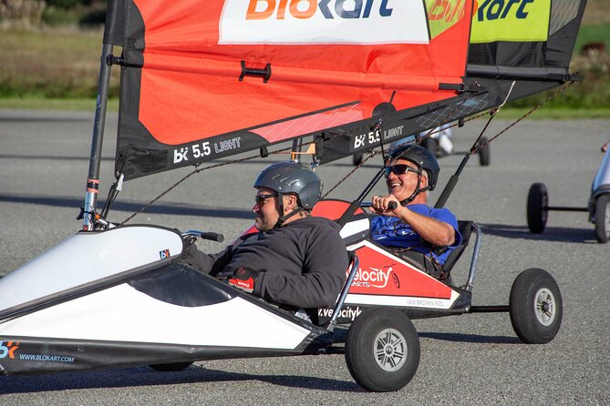 Uniquely Kiwi Landsailing Adventure - Forty-five minutes of wind-powered racing