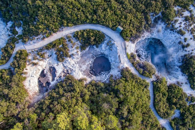 Wai-O-Tapu Thermal Wonderland, Rotorua, New Zealand - Lady Knox Geyser at 10:15am
