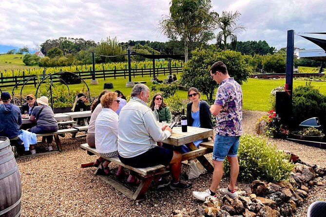 Waiheke Island Wine Tour with Scenic Vineyards & Tastings - Mudbrick Winery, the scenic finish