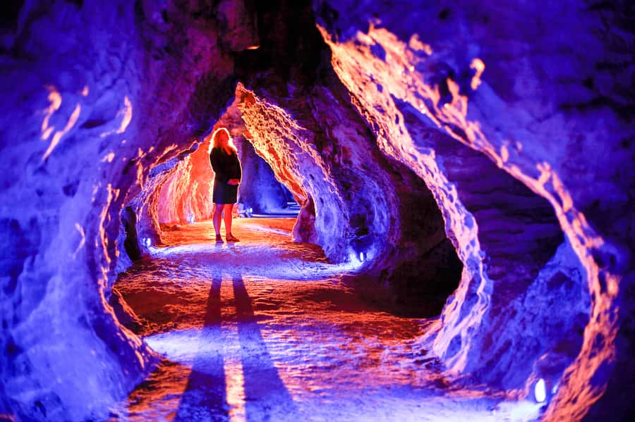 Waitomo Caves: Ruakuri Glowworm Cave Guided Walking Tour - Holdens Cavern and the early cave story